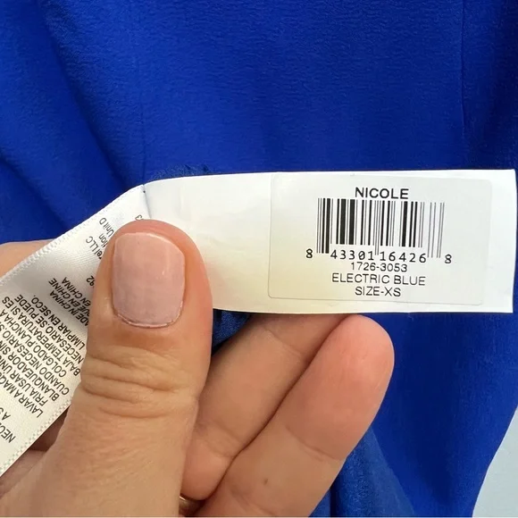 Dress the Population Nicole Electric Blue Dress - Picture 6 of 7